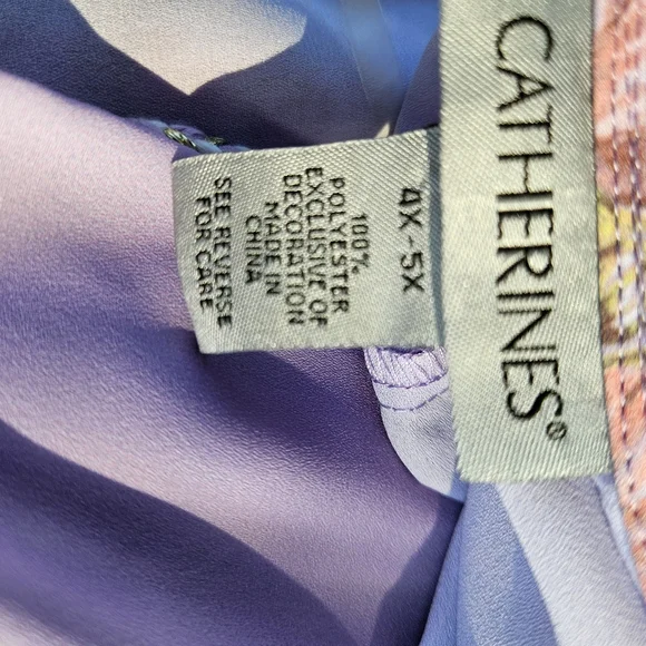 Cathrines Lavender Floral Kimono - Picture 9 of 12